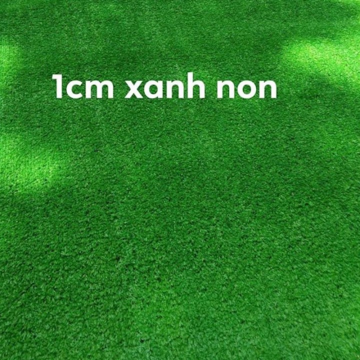Thảm cỏ nhân tạo ngọn 1cm